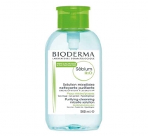 محلول پاک کننده آرایش بیودرما سبز 500میل | Bioderma  Make-Up Remover