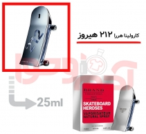 عطر ادکلن مردانه کارولینا هررا 212 هیروز برند کالکشن کد 347 حجم 25میل - CH 212  Heroes