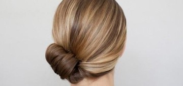 آموزش شینیون ساده در منزل